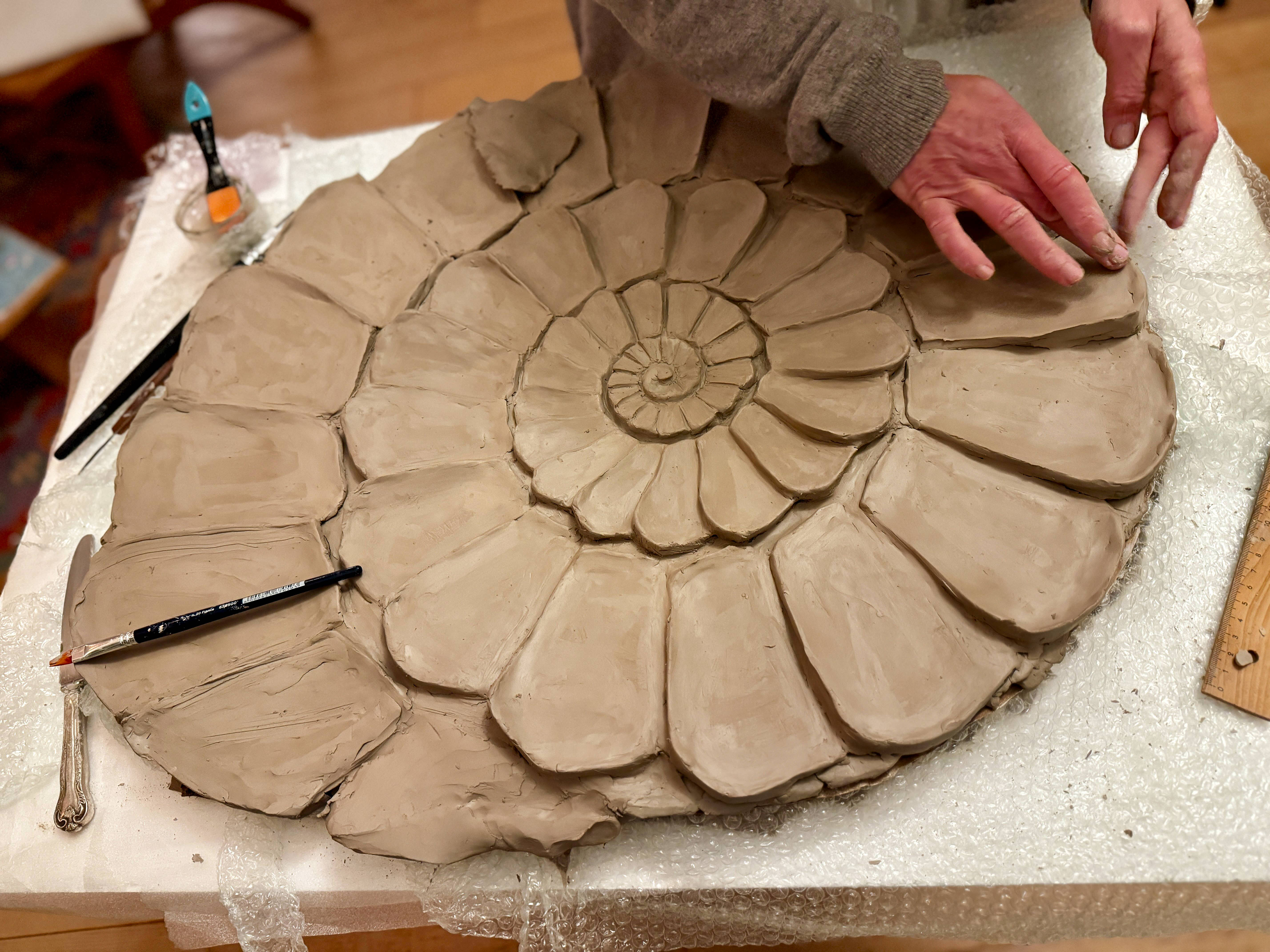 Ammonite Lamp