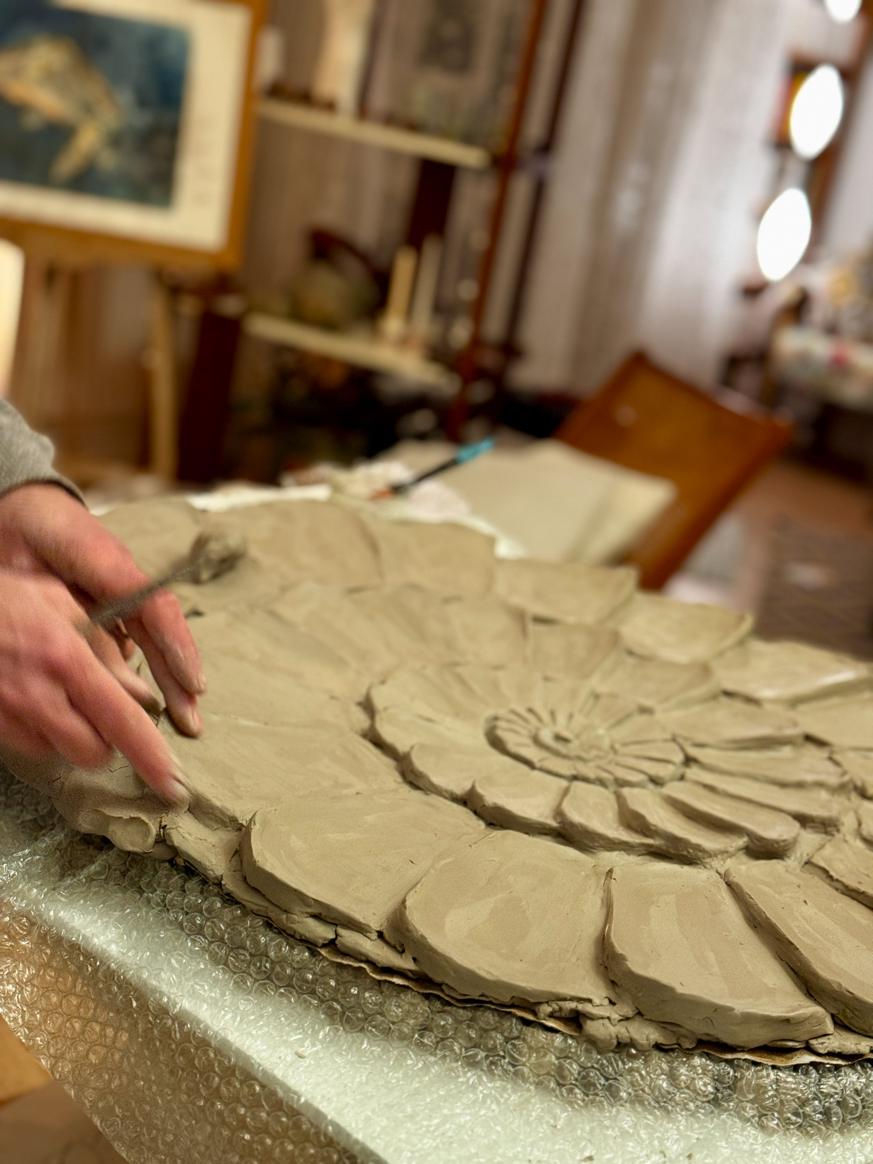 Ammonite Lamp