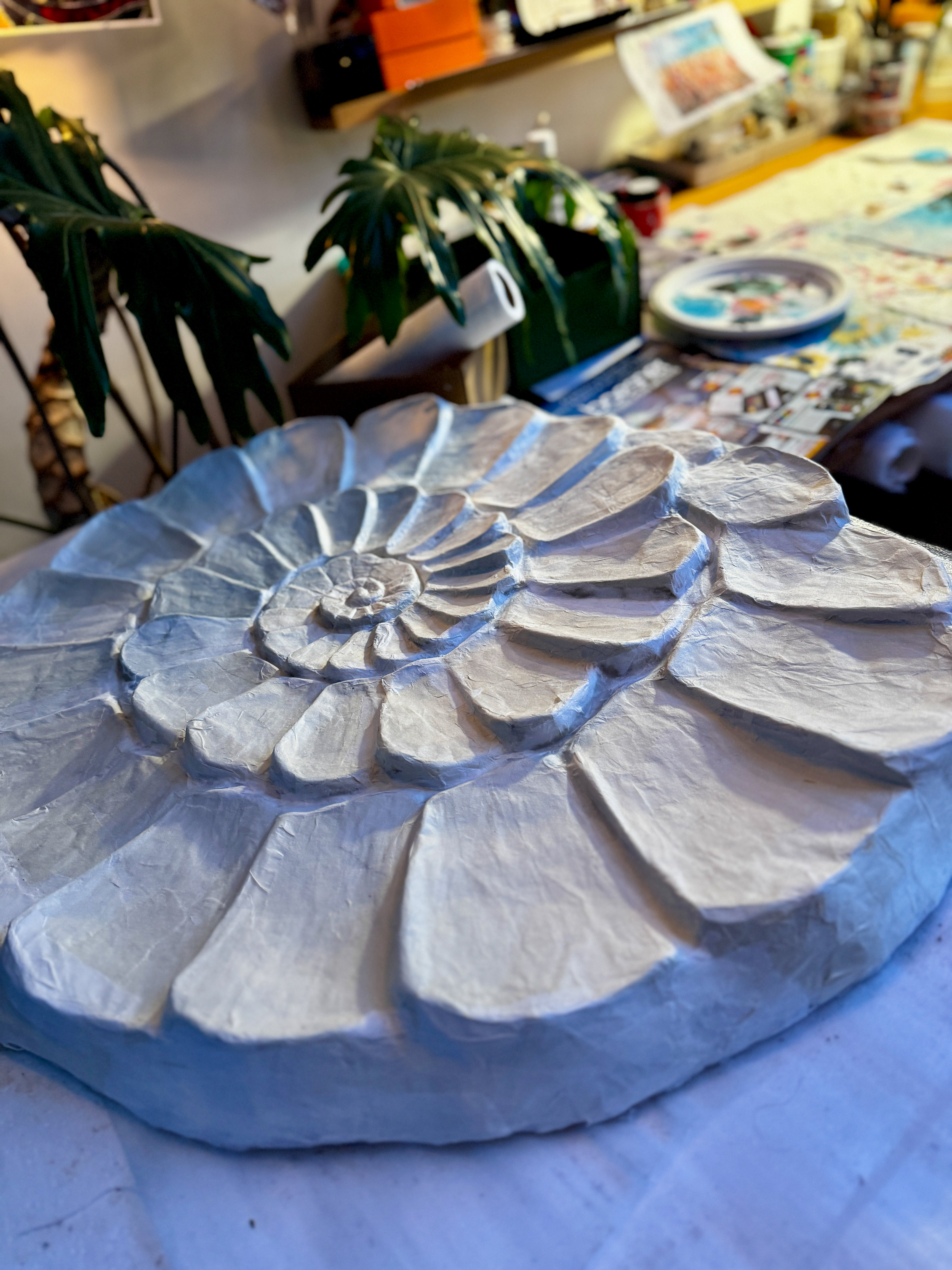 Ammonite Lamp