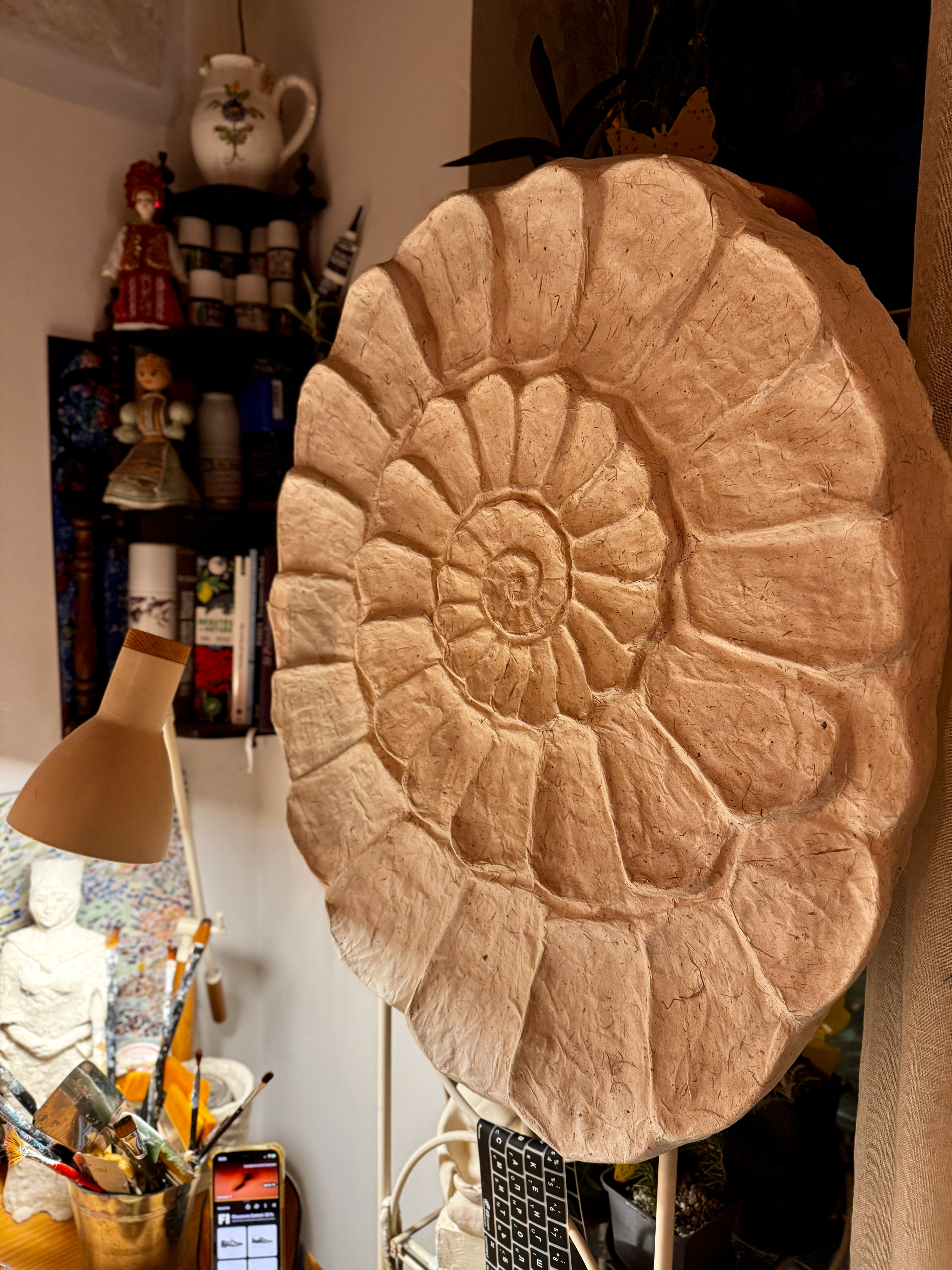 Ammonite Lamp